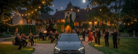 Chauffeur VTC Dordogne France Mobilités partenaire officiel au Festival du Manoir de la Boissière